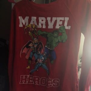 Marvel long sleeve shirt
